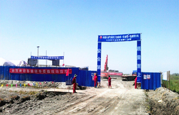 Установка ГНБ GD3500-LS в проекте перехода газопровода через реку Яркант в провинции Синьцзян